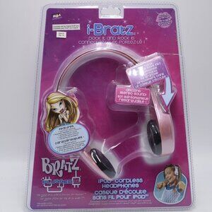 MGA i-Bratz Dock it n Rock it iPod Cordless Headphones Amazing Stereo Sound New